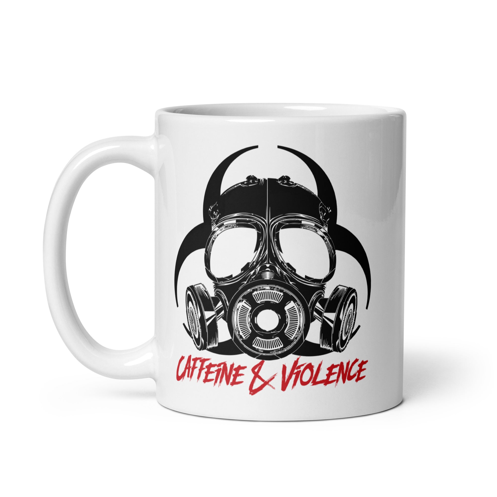 Caffeine & Violence White Mug